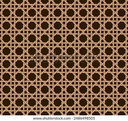 Similar – Image, Stock Photo Cane Furniture weave pattern texture for design background