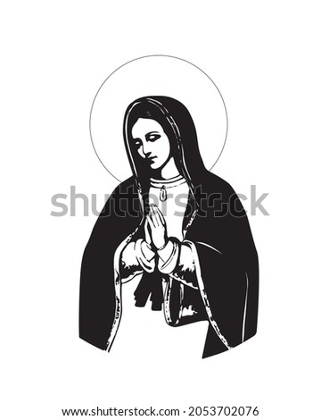 Our Lady Of Guadalupe Drawing | Free download on ClipArtMag