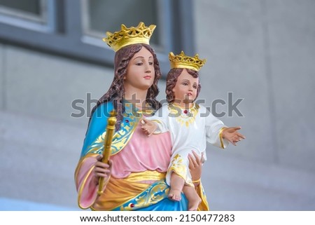 Similar – Image, Stock Photo Gold Marie I girl Laughter