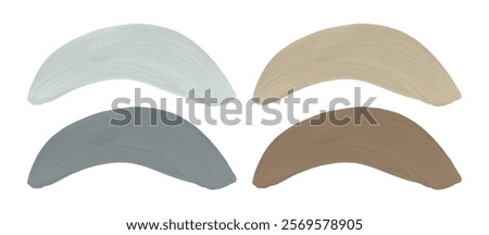 Similar – Image, Stock Photo Khaki brown template in form of sandy seaside shore dune. Pastel ocher color solid gesso emboss design. Closeup view with ecru cream space for text