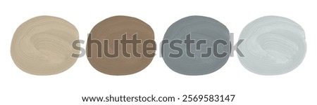 Similar – Image, Stock Photo Khaki brown template in form of sandy seaside shore dune. Pastel ocher color solid gesso emboss design. Closeup view with ecru cream space for text