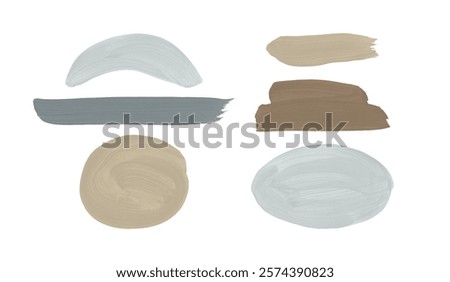Similar – Image, Stock Photo Khaki brown template in form of sandy seaside shore dune. Pastel ocher color solid gesso emboss design. Closeup view with ecru cream space for text