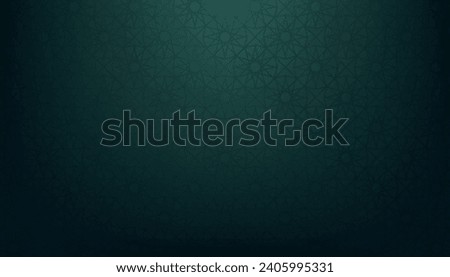 Ramadan background with islamic pattern elements on green wall,Vector Geometric circular ornamental arabic symbol,Backdrop for Eid al fitr,Eid Mubarak,Ramada Kareem,Eid al adha,Ramada Kareem