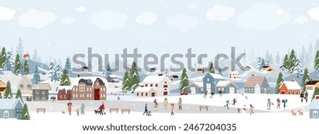 Similar – Image, Stock Photo winter wonderland