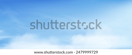 Similar – Image, Stock Photo blue sky with white clouds