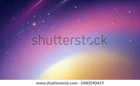 Sky Starry Universe Background,DarkBlue Sky Galaxy Space,Cloud with Nebula and Stars in Winter Night,Nature Stardust field in deep universe, Milky way galaxy