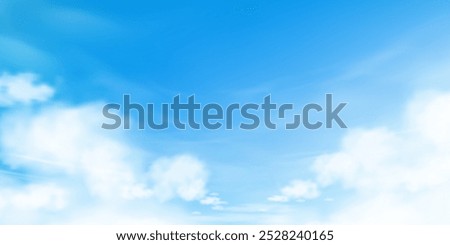 Similar – Image, Stock Photo The world in clouds Clouds