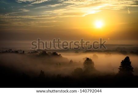 Krakow, sunrise Zdjęcia stock © 