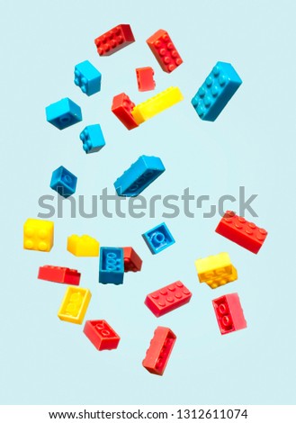 Similar – Image, Stock Photo blue motion Brick