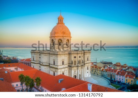 Similar – Image, Stock Photo National Pantheon in Lisbon (Portugal)