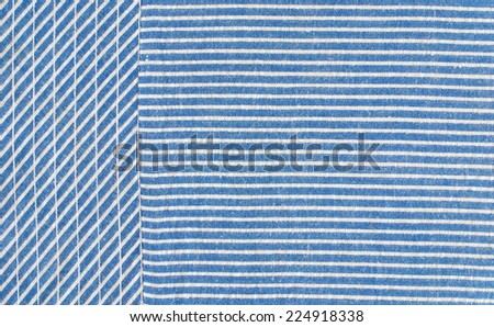 fine striped linen textile