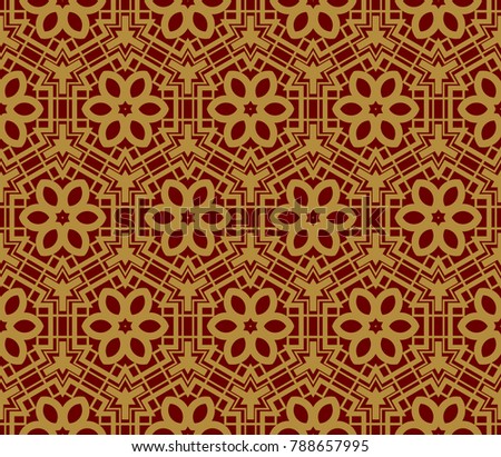 Simple modern seamless geometric pattern. For digital paper, textile print, page fill. Vector illustration