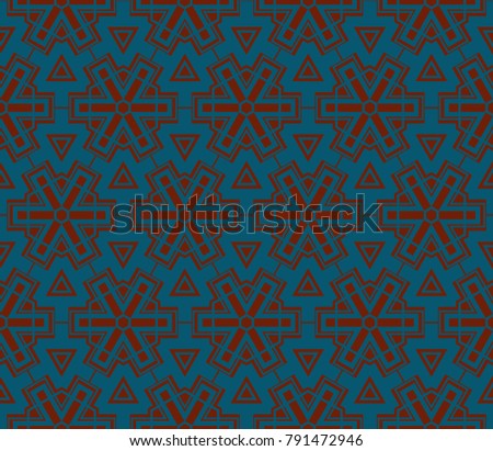 Simple modern seamless geometric pattern. For digital paper, textile print, page fill. Vector illustration