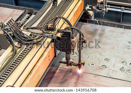 Welding Machine in iron factory