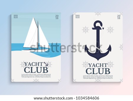 summer sailing invite template download free vector art stock