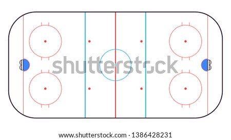 Hockey Rink Drawing | Free download on ClipArtMag