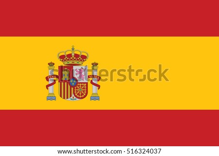 Vector Spain flag, Spain flag illustration, Spain flag picture, Spain flag image