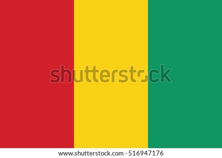 Vector Guinea flag, Guinea flag illustration, Guinea flag picture, Guinea flag image