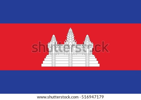 Vector Cambodia flag, Cambodia flag illustration, Cambodia flag picture, Cambodia flag image