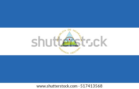 Vector Nicaragua flag, Nicaragua flag illustration, Nicaragua flag picture, Nicaragua flag image