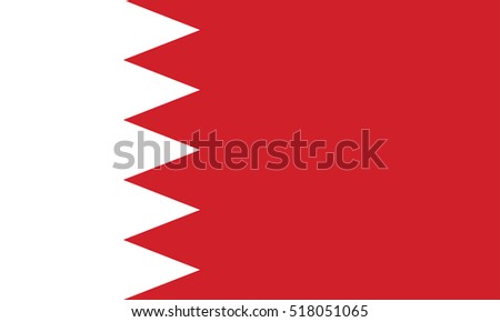Vector Bahrain flag, Bahrain flag illustration, Bahrain flag picture, Bahrain flag image