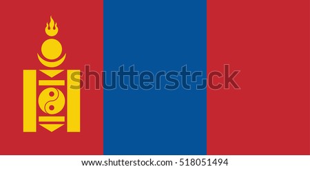 Vector Mongolia flag, Mongolia flag illustration, Mongolia flag picture, Mongolia flag image