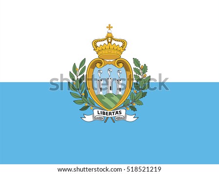 flag of San Marino. page symbol for your web site design San Marino flag logo, app, UI. San Marino flag Vector illustration, EPS10.