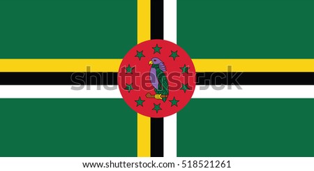 Vector Dominica flag, Dominica flag illustration, Dominica flag picture, Dominica flag image