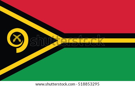 Vector Vanuatu flag page symbol for your web site design Vanuatu flag logo, app, UI. Vanuatu flag Vector illustration, EPS10.