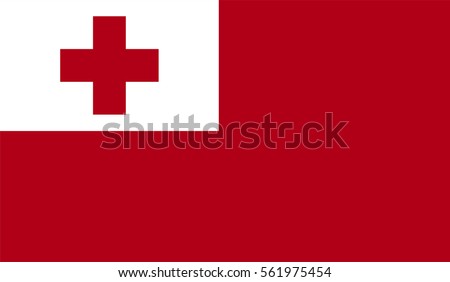 Vector Tonga flag, Tonga flag illustration, Tonga flag picture, Tonga flag image