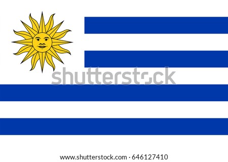 Vector Uruguay  flag, Uruguay flag illustration, Uruguay  flag picture, Uruguay  flag image