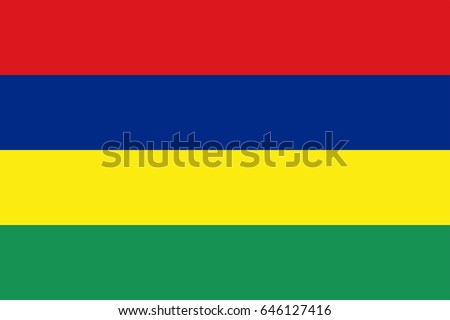 Vector Mauritius flag, Mauritius flag illustration, Mauritius flag picture, Mauritius flag image