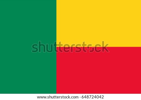  Vector Benin flag, Benin flag illustration, Benin flag picture, Benin flag image