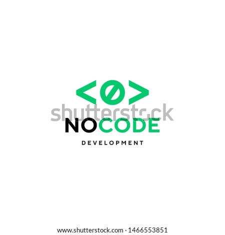 No code logo template for development