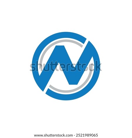 Letter N Vector Logo Template Illustration Design