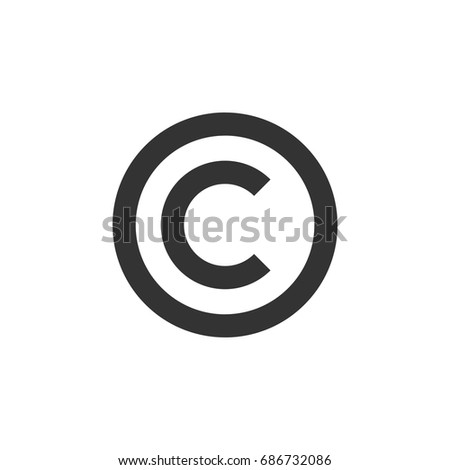 C Letter Copyright Logo Template Illustration Design. Vector EPS 10.
