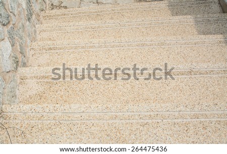 out door stair concrete