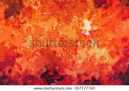 Orange creative abstract grunge background