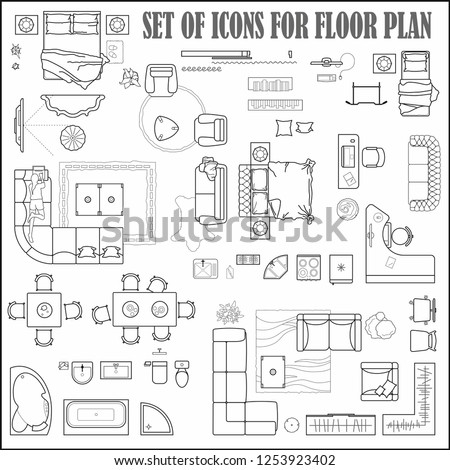 Furniture Plan Vector At Vectorified Com Collection Of Furniture
