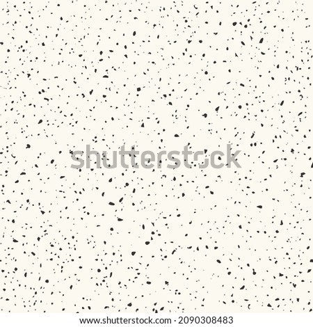 Terrazzo flooring, marble chips, seamless pattern. Texture of mosaic floor with natural small stones, granite, limestone, concrete. Vector background