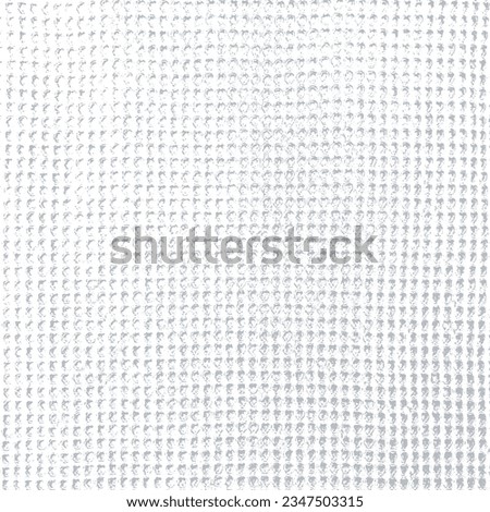 White waffle towel fabric texture. Cotton with circle weave, cloth material structure. Wafer surface textile. Vector background  