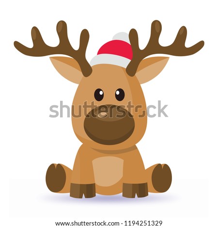 Reindeer Cartoon Drawing | Free download on ClipArtMag