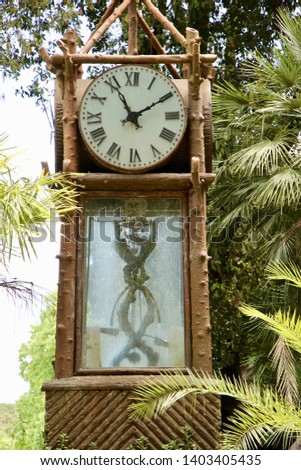 Pincio water clock in Villa Borghese Imagine de stoc © 
