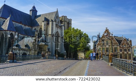 Similar – Foto Bild Sint Michielsbrug , Gent