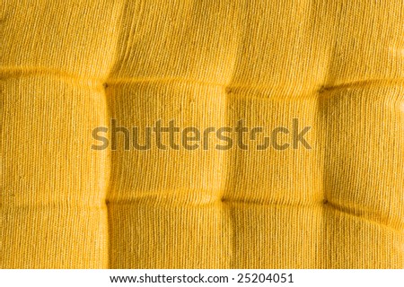 yellow textured piece of textile. great for using as texture in different designs.
