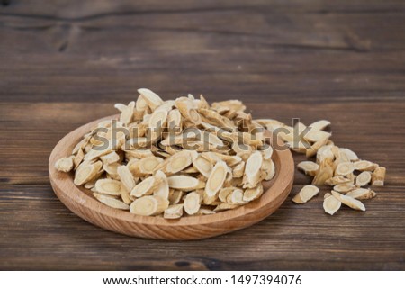 Chinese Herbal medicine on wood background                                 Foto d'archivio © 