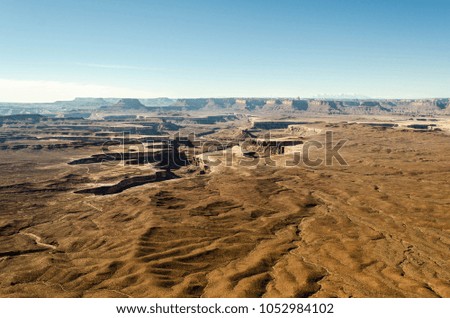 Image, Stock Photo UT Spring land air |Stork pair in eyrie
