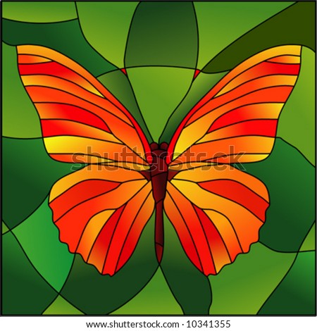 Stained Glass Butterfly Free Quilt Pattern