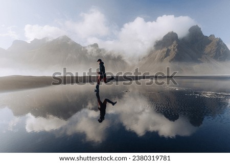Similar – Image, Stock Photo Iceland Mountain mountains