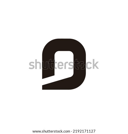 simple open door light geometric logo vector